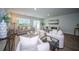 Bright living room with modern decor, natural light, and sleek flooring at 108 Rosefield Ct, Summerville, SC 29485