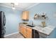 Well-lit kitchen featuring granite countertops, light wood cabinetry, and stainless steel appliances at 117 Ducane St, Summerville, SC 29483