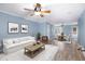 Open-concept living and dining areas featuring hardwood floors and recessed lighting at 117 Ducane St, Summerville, SC 29483