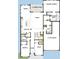 Functional first-floor plan featuring a kitchen, Gathering room, dining, study, and a three-car garage, plus an owner's retreat at 1175 Reserve Ln, Awendaw, SC 29429