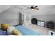 Bedroom featuring a bed, ceiling fan and a storage chest at 125 Crooked Creek Ct, Summerville, SC 29486
