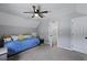 Bedroom featuring a bed, ceiling fan and access to another room at 125 Crooked Creek Ct, Summerville, SC 29486