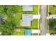 Bird's eye view of home showing roof and surrounding neighborhood layout at 1304 Pinyon Pine Dr, Ladson, SC 29456