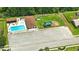 High-angle view highlighting the community pool and playground, ideal for recreation and Gathering activities at 1304 Pinyon Pine Dr, Ladson, SC 29456