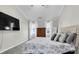 Cozy bedroom showcasing neutral color palettes, recessed lights and plush carpet at 1328 Lark Ln, Hanahan, SC 29410