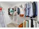 Spacious walk-in closet with organized shelving, hanging rods, and ample storage for clothing and accessories at 1328 Lark Ln, Hanahan, SC 29410