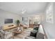 Open-concept living room featuring modern furniture, wood floors, and natural light at 1520 Kirklees Abbey Dr, Charleston, SC 29407