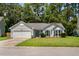 Charming single story home featuring a manicured lawn and attached two-car garage at 170 Danzid Dr, Summerville, SC 29483