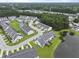 Lovely townhome community nestled by a pond, creating a peaceful and inviting atmosphere at 192 Buchanan Cir, Goose Creek, SC 29445