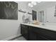 Modern bathroom featuring double sinks and stylish vanity mirror at 192 Buchanan Cir, Goose Creek, SC 29445