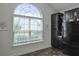 Bright kitchen featuring white walls, dark cabinetry and granite countertops at 192 Buchanan Cir, Goose Creek, SC 29445
