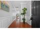 Inviting foyer with wood floors and decorative accents at 2064 Promenade Ct, Mount Pleasant, SC 29466