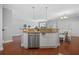 Kitchen island with granite counters, stainless steel dishwasher, and pendant lighting at 2064 Promenade Ct, Mount Pleasant, SC 29466