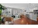Open-concept living area with hardwood floors and natural light at 2064 Promenade Ct, Mount Pleasant, SC 29466