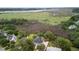 Scenic aerial view of waterfront property surrounded by lush greenery and tranquil waters at 2369 Rice Pond Rd, Charleston, SC 29414