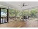 Enjoy the scenery from the comfort of the screened porch, with views and ample seating at 2369 Rice Pond Rd, Charleston, SC 29414