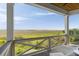 Inviting balcony showcases comfortable seating and serene marsh views at 2618 Raven Dr, Sullivans Island, SC 29482