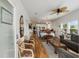 Open-concept living and dining area with abundant natural light and stylish decor at 31 W 9Th St, Folly Beach, SC 29439