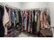 A walk-in closet features hanging clothes and storage at 315 Black Birch Dr, Summerville, SC 29486