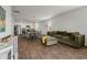 Open floor plan with an adjacent kitchen and dining area perfect for modern living at 315 Black Birch Dr, Summerville, SC 29486
