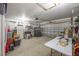 Spacious two car garage featuring overhead lighting and storage at 341 Drayton Place Drive Dr, Moncks Corner, SC 29461