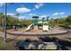 Community playground with swings, slides, and climbing structures for Gathering fun at 3486 Ashwycke St, Mount Pleasant, SC 29466