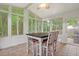 The sunroom is bright and airy, with large windows that offer stunning views of the surrounding landscape at 3486 Ashwycke St, Mount Pleasant, SC 29466