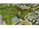 Community with tennis courts, a pond, and homes surrounded by lush greenery, offering a serene living environment at 417 Verbena Ave, Summerville, SC 29483