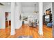 Spacious living area showcasing hardwood floors and an open layout, perfect for entertaining and relaxation at 4209 Wildwood Lndg, Charleston, SC 29420