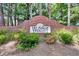 Vistas at Wescott brick community entrance sign surrounded by green landscaping and pine straw at 5013 Franconia Dr, Summerville, SC 29485