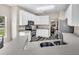 Kitchen featuring stainless appliances, bar seating and grey countertops at 5013 Franconia Dr, Summerville, SC 29485