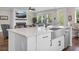 Bright kitchen island with stainless appliances and open floor plan at 637 Lynne Ave, Charleston, SC 29412