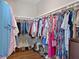 Large walk-in closet with ample storage for clothes and shoes at 637 Lynne Ave, Charleston, SC 29412