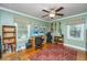 Well-lit office featuring wood floors, neutral paint, and is ready for productivity at 802 Robert E. Lee Blvd, Charleston, SC 29412