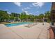 Community pool with inviting lounge chairs and umbrellas, perfect for relaxation and leisure at 907 High Nest Ln, Charleston, SC 29412