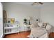 Cozy living room with hardwood floors, bright natural light, and stylish decor at 9255 Ayscough Rd, Summerville, SC 29485