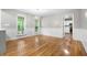 Open dining room featuring hardwood floors and a chandelier at 100 Dacs Ln, Summerville, SC 29483