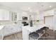 Bright kitchen with white cabinetry, stainless steel appliances, and a spacious center island at 1009 Marsh Harrier Dr # Cc3-2-2P, Ravenel, SC 29470