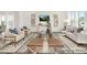 Stylish living room with modern furniture, a patterned rug, and plenty of natural light at 1009 Marsh Harrier Dr # Cc3-2-2P, Ravenel, SC 29470