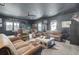Relaxing game room complete with a pool table, comfortable sofas, and stylish coffee table at 1098 Reserve Ln, Awendaw, SC 29429