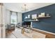 Chic home office with stylish decor, a modern desk, and ample natural light creating a productive space at 114 Rust Rail Way, Summerville, SC 29485