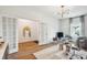Inviting home office featuring French doors, a contemporary desk, and comfortable seating for productivity at 114 Rust Rail Way, Summerville, SC 29485