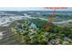 Breathtaking aerial view of 1143 Sea Eagle Watch, nestled in a coastal community near winding waterways and a marsh at 1143 Sea Eagle Watch, Charleston, SC 29412