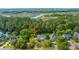 Scenic aerial view of the property nestled within a lush, green neighborhood with a beautiful water view at 1143 Sea Eagle Watch, Charleston, SC 29412