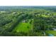 Lush aerial view of an estate with vast greenery, pool, and tree lined property at 120 Greenhill Pastures, Summerville, SC 29483
