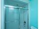 Bathroom features tub with glass door at 120 Greenhill Pastures, Summerville, SC 29483