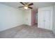 Bedroom with carpeted floor and large closets at 120 Greenhill Pastures, Summerville, SC 29483