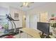 Bedroom featuring carpet floors, a desk, and an exercise machine at 136 Rowans Creek Dr, Charleston, SC 29492