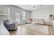Bright living room featuring an area rug and comfortable seating at 136 Rowans Creek Dr, Charleston, SC 29492