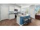 Kitchen featuring a large island with seating, stainless steel appliances, and granite countertops at 141 Lagoona Dr, Summerville, SC 29483